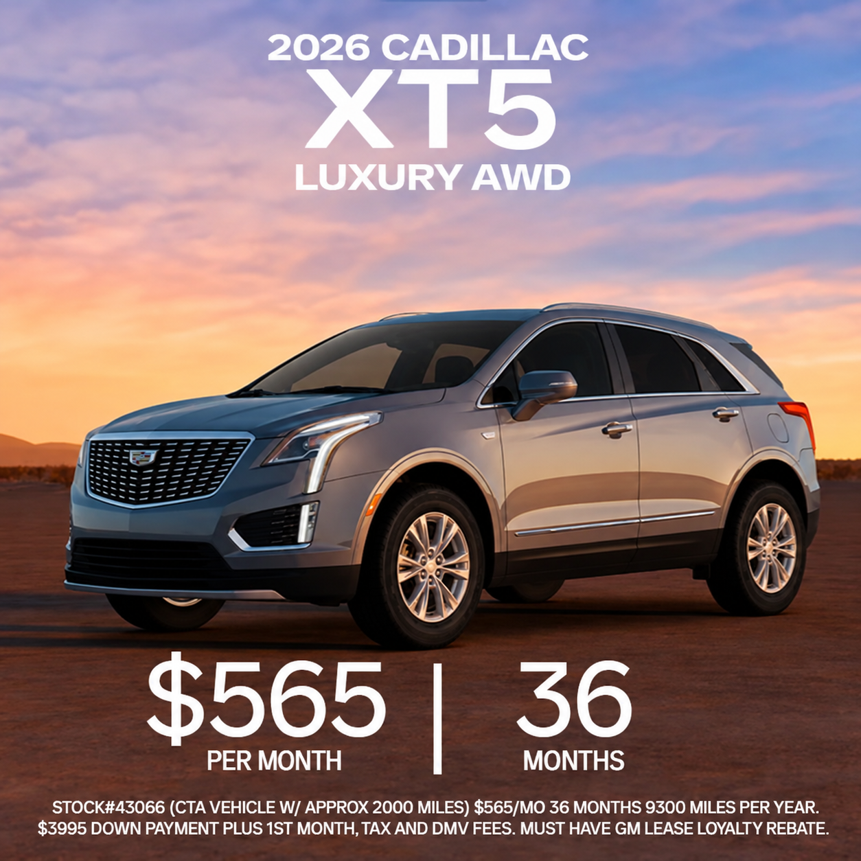 2026 Cadillac XT5 Luxury AWD