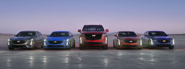 Cadillac lineup of vehicles