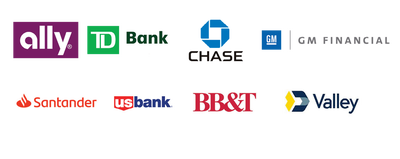 Icons of financial lending institutions