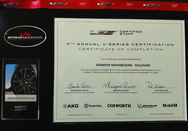 V-Series Certificate
